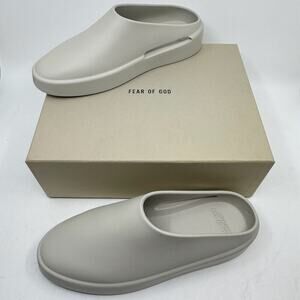NWT FEAR OF GOD The California Slip On Cement